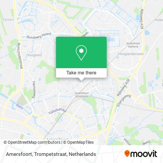 Amersfoort, Trompetstraat Karte