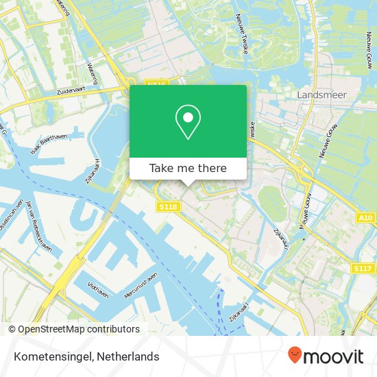 Kometensingel Karte