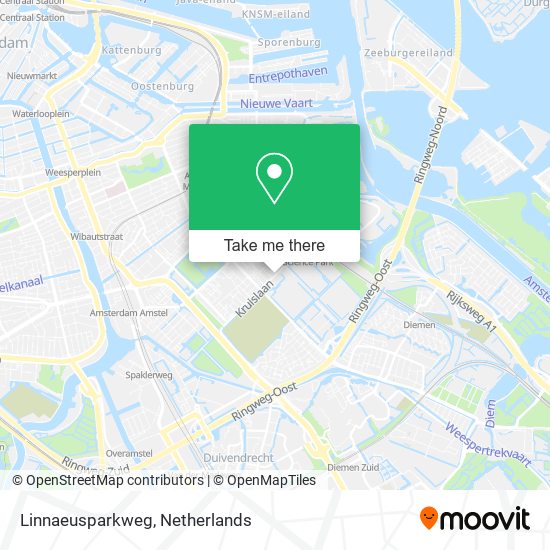 Linnaeusparkweg map