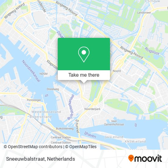 Sneeuwbalstraat map