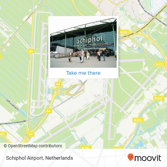 Schiphol Airport map