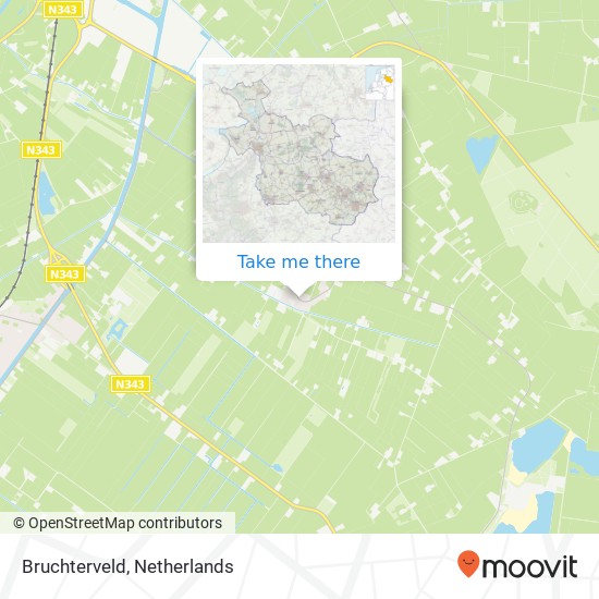 Bruchterveld map