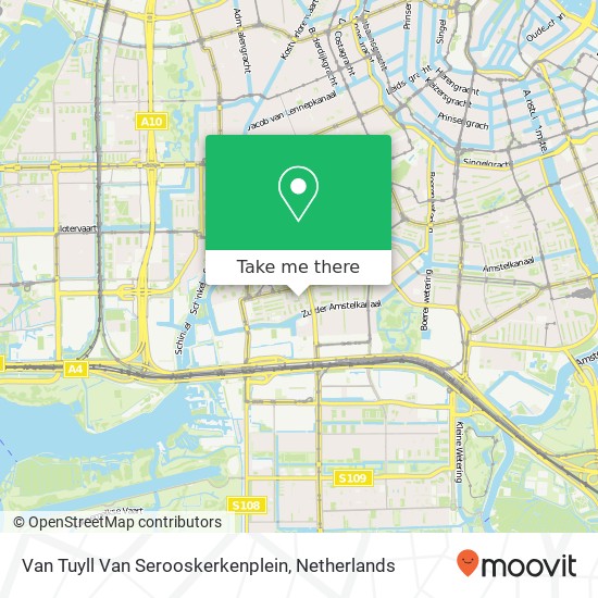 Van Tuyll Van Serooskerkenplein map
