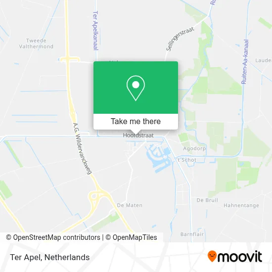 Ter Apel map