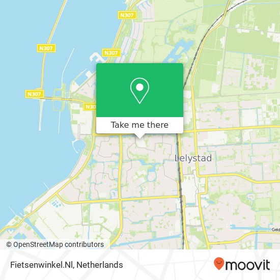 Fietsenwinkel.Nl map