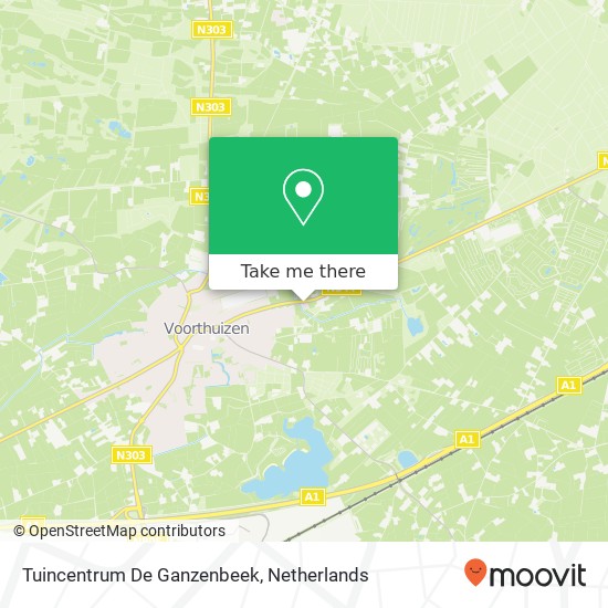 Tuincentrum De Ganzenbeek map