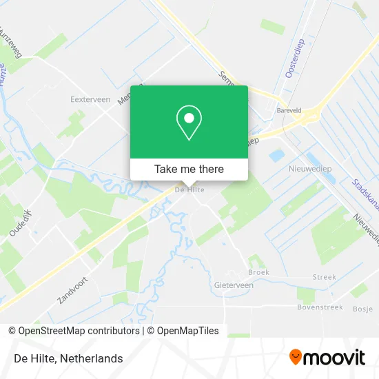 De Hilte map