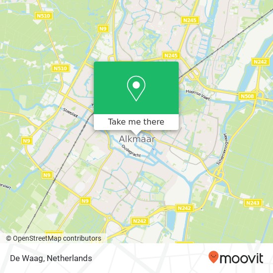 De Waag map