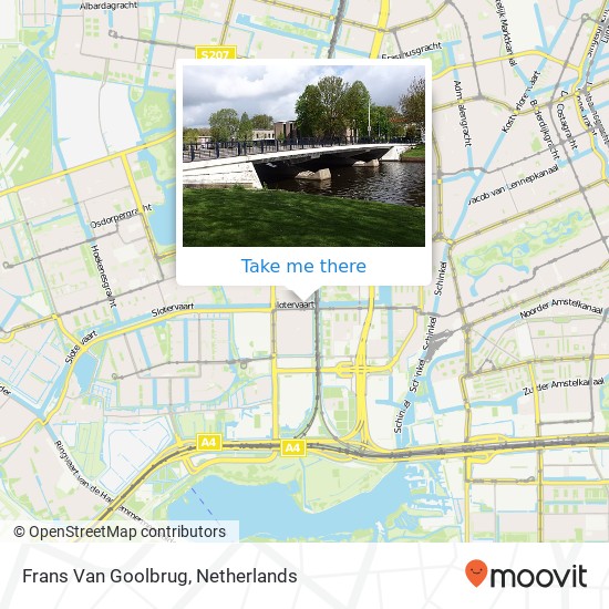 Frans Van Goolbrug map