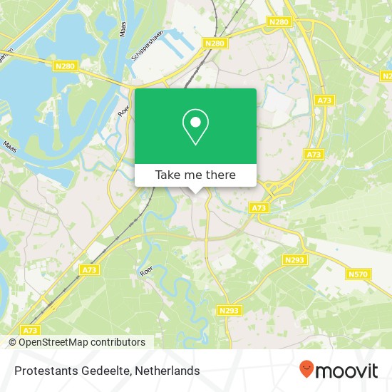 Protestants Gedeelte map