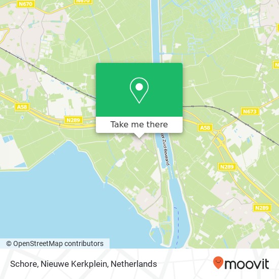 Schore, Nieuwe Kerkplein map