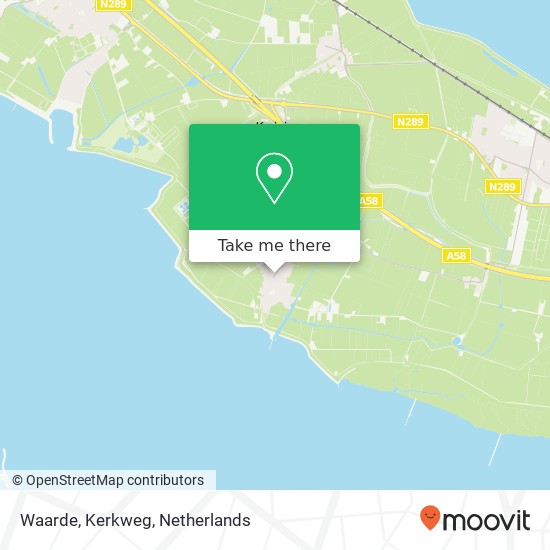 Waarde, Kerkweg Karte