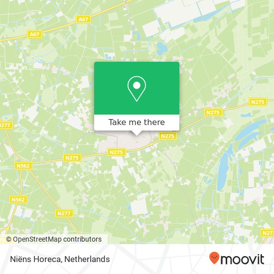 Niëns Horeca map