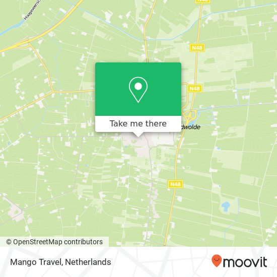 Mango Travel map