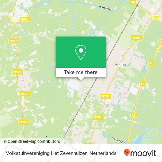 Volkstuinvereniging Het Zevenhuizen map