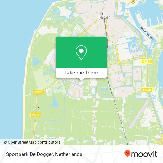 Sportpark De Dogger map