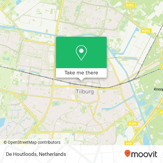 De Houtloods map