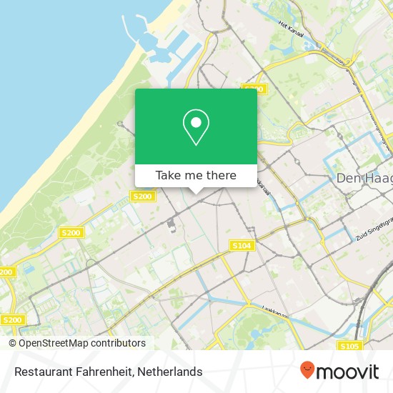 Restaurant Fahrenheit map