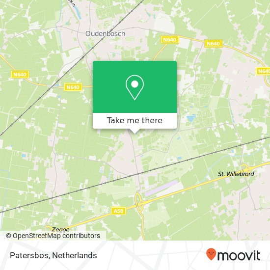 Patersbos map