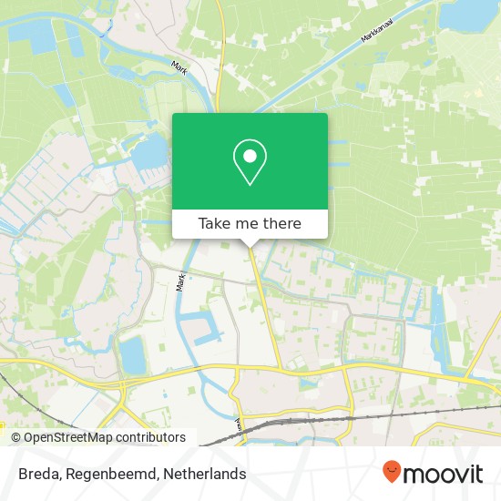 Breda, Regenbeemd map