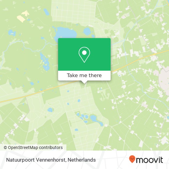 Natuurpoort Vennenhorst Karte