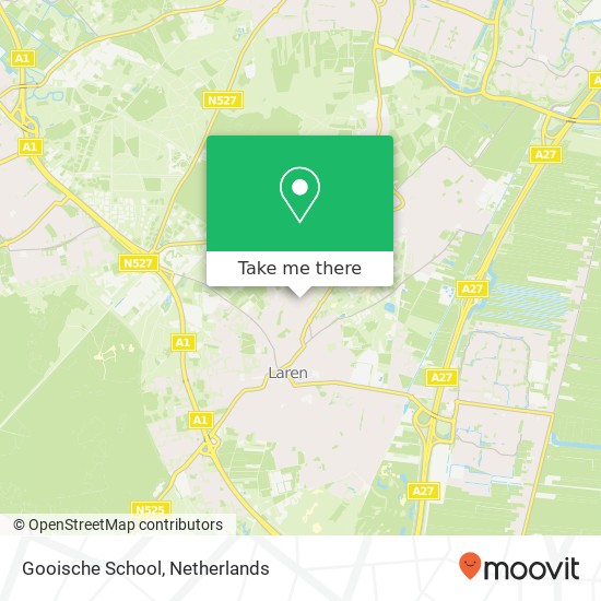 Gooische School map