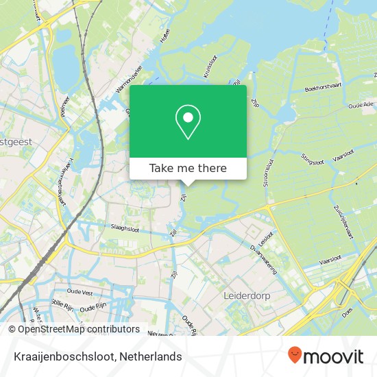 Kraaijenboschsloot map