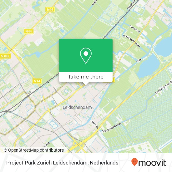 Project Park Zurich Leidschendam map