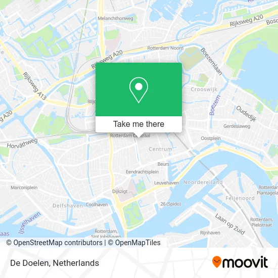 De Doelen map