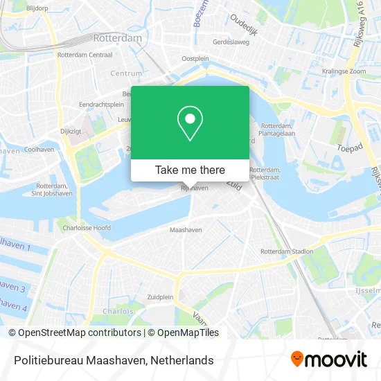 Politiebureau Maashaven map