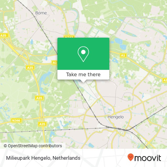 Milieupark Hengelo map