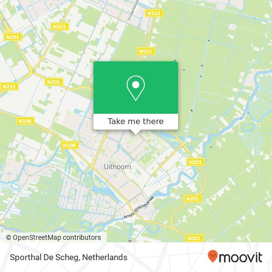 Sporthal De Scheg map