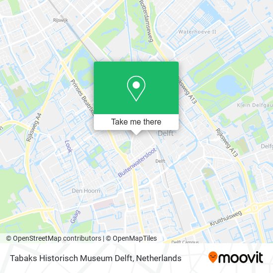 Tabaks Historisch Museum Delft map