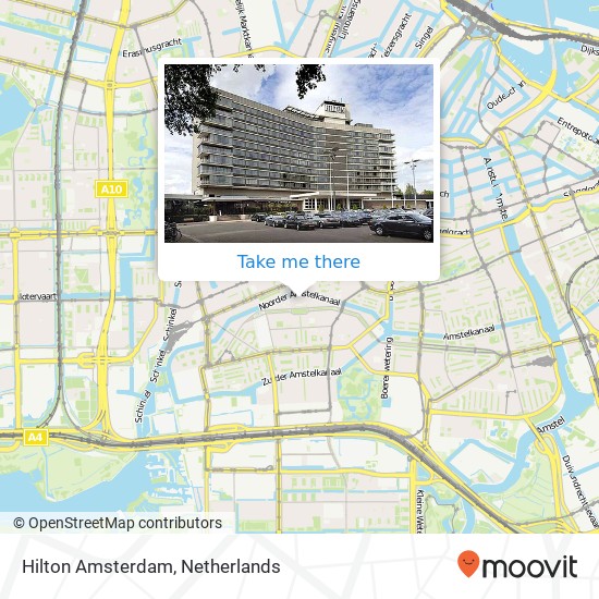 Hilton Amsterdam Karte