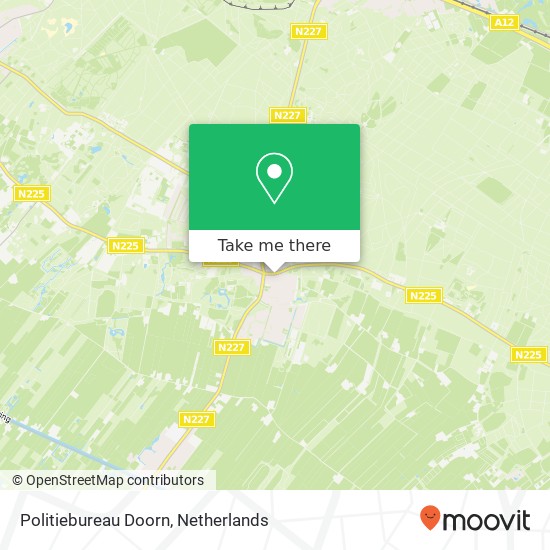 Politiebureau Doorn map