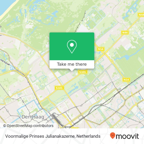 Voormalige Prinses Julianakazerne map