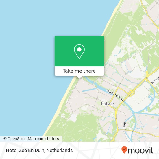 Hotel Zee En Duin map