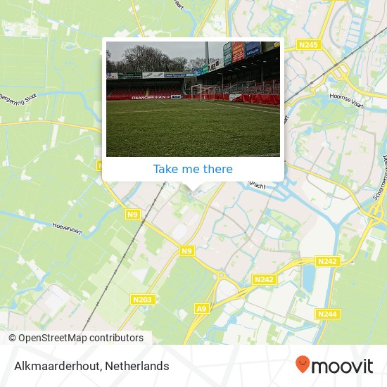 Alkmaarderhout map