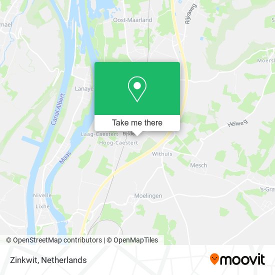 Zinkwit map