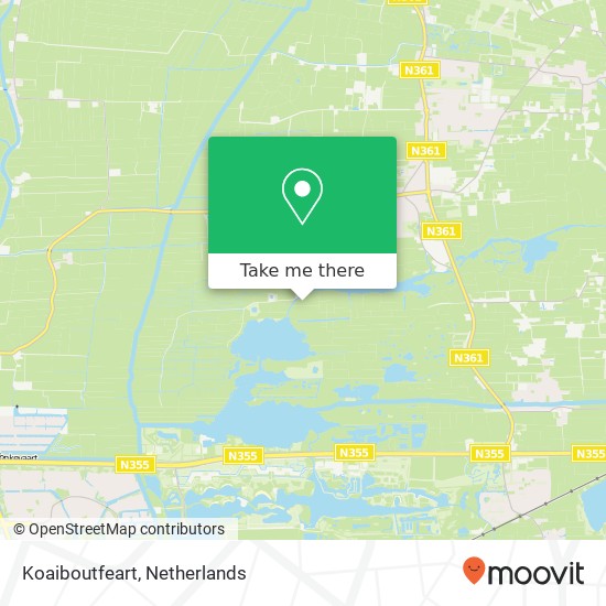 Koaiboutfeart map