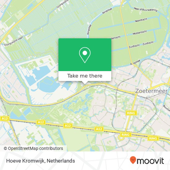 Hoeve Kromwijk Karte
