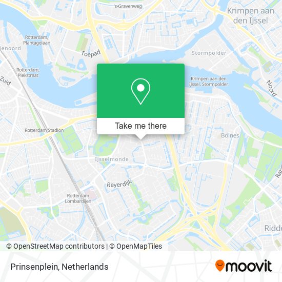 Prinsenplein map