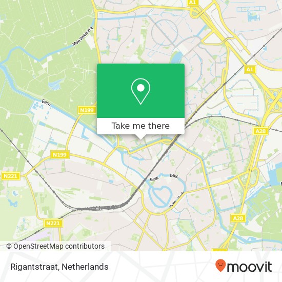 Rigantstraat map