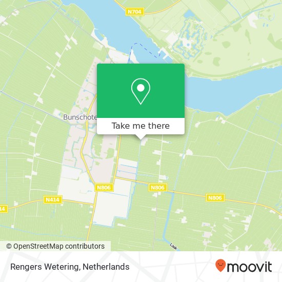 Rengers Wetering map