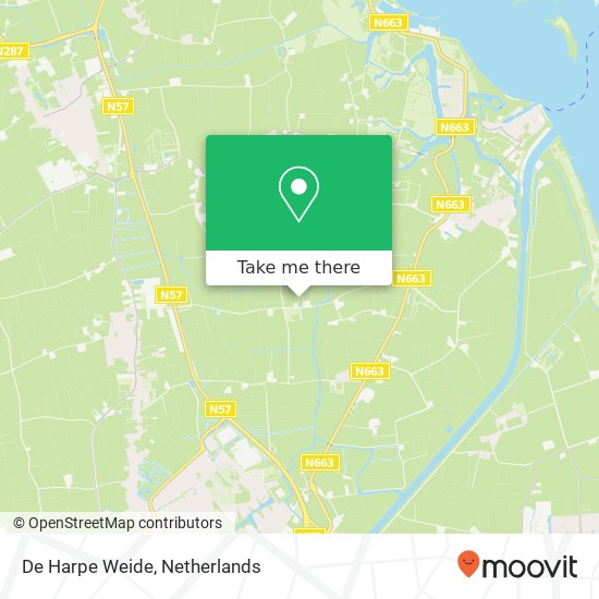 De Harpe Weide map