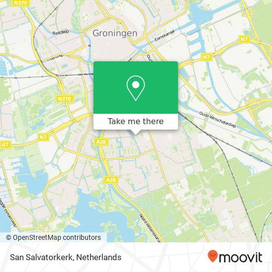 San Salvatorkerk map