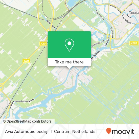 Avia Automobielbedrijf 'T Centrum map