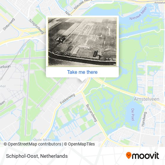 Schiphol-Oost map