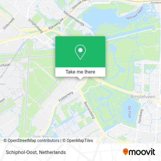 Schiphol-Oost map