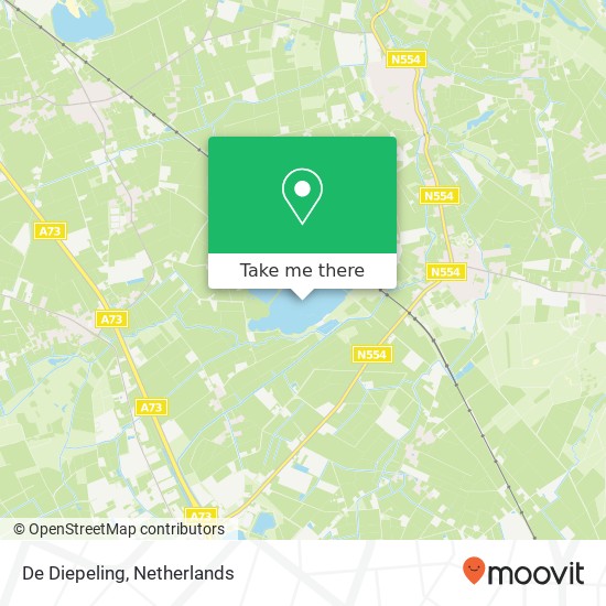 De Diepeling map